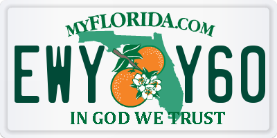 FL license plate EWYY60