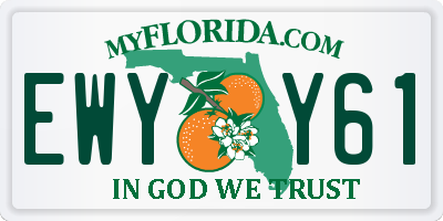 FL license plate EWYY61