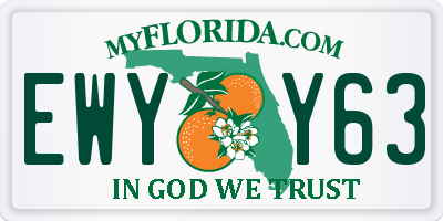 FL license plate EWYY63