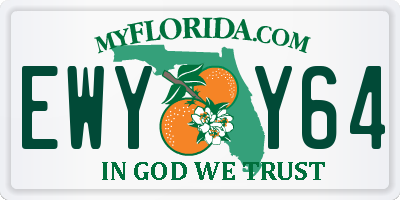 FL license plate EWYY64
