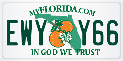 FL license plate EWYY66