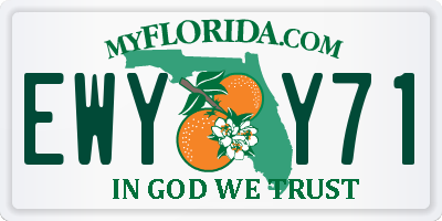 FL license plate EWYY71