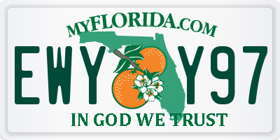 FL license plate EWYY97