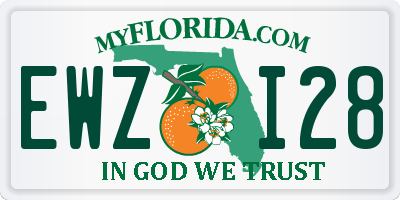 FL license plate EWZI28