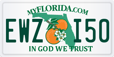 FL license plate EWZI50