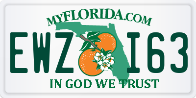 FL license plate EWZI63