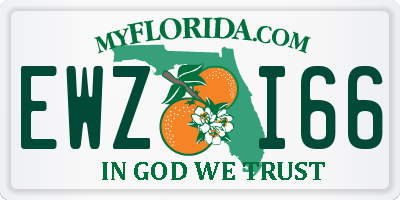 FL license plate EWZI66