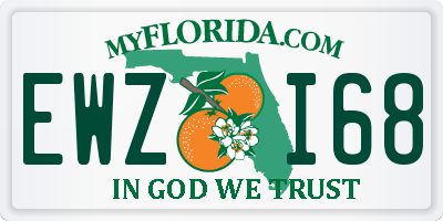 FL license plate EWZI68
