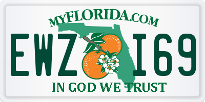 FL license plate EWZI69