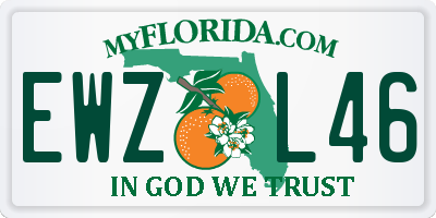 FL license plate EWZL46