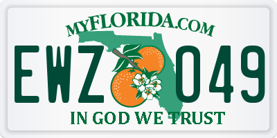 FL license plate EWZO49