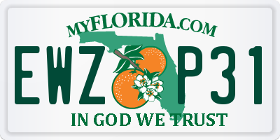 FL license plate EWZP31