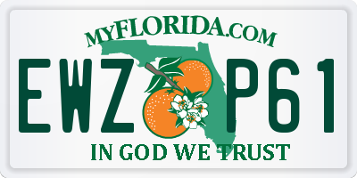 FL license plate EWZP61