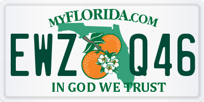 FL license plate EWZQ46