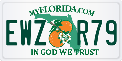 FL license plate EWZR79