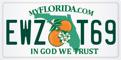 FL license plate EWZT69