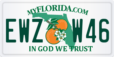 FL license plate EWZW46