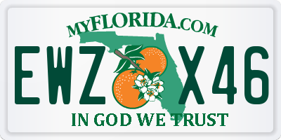 FL license plate EWZX46