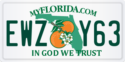 FL license plate EWZY63