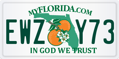 FL license plate EWZY73