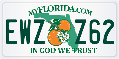 FL license plate EWZZ62