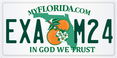 FL license plate EXAM24