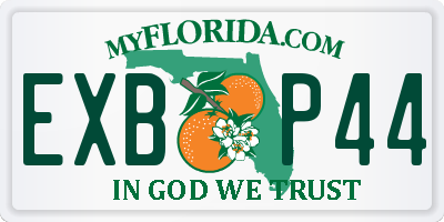 FL license plate EXBP44