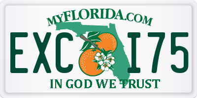 FL license plate EXCI75