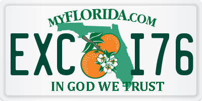 FL license plate EXCI76