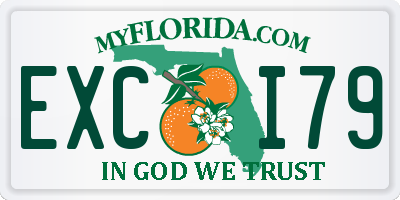 FL license plate EXCI79