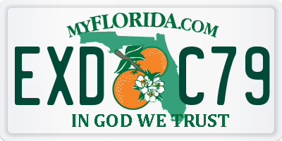 FL license plate EXDC79