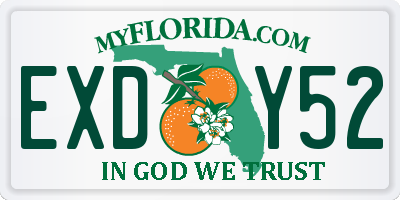 FL license plate EXDY52