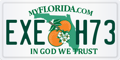 FL license plate EXEH73