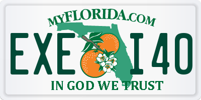 FL license plate EXEI40