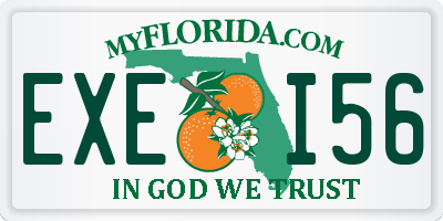 FL license plate EXEI56