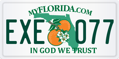 FL license plate EXEO77