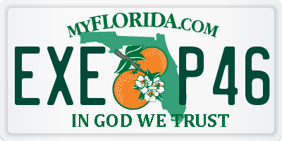 FL license plate EXEP46