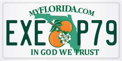 FL license plate EXEP79