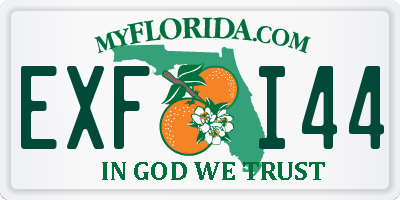 FL license plate EXFI44