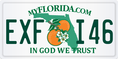 FL license plate EXFI46