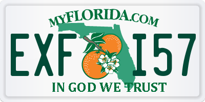 FL license plate EXFI57