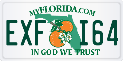 FL license plate EXFI64