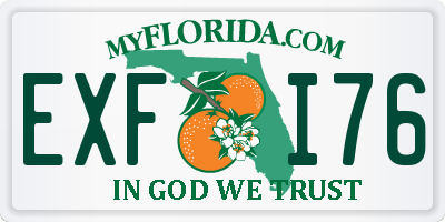 FL license plate EXFI76