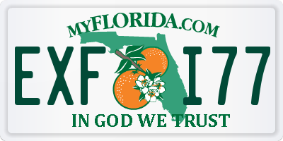 FL license plate EXFI77