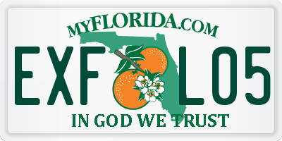 FL license plate EXFL05