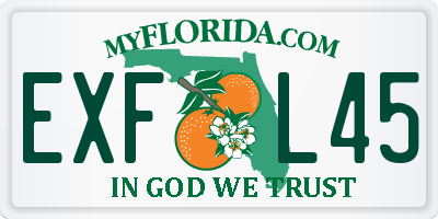 FL license plate EXFL45