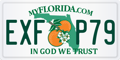 FL license plate EXFP79