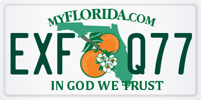 FL license plate EXFQ77