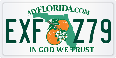 FL license plate EXFZ79
