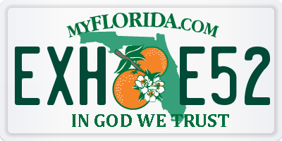FL license plate EXHE52
